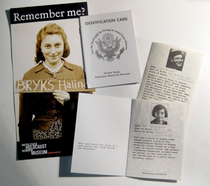 Holocaust Memorial Museum Identification Cards