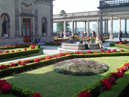 Terrace at Chapultepec Castle.