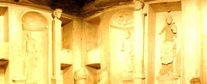 Interior of Mausoleum H, Vatican Necropolis. Photo: www.vatican.va