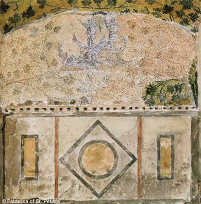 Detail of Jonah. Vatican Necropolis. Photo: Fabbrica of Saint Peter’s