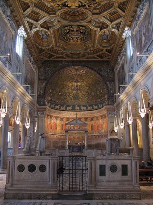 Basilica di San Clemente Interior. Photo: Wikipedia.