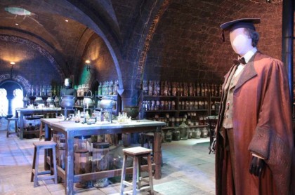 Harry Potter Warner Bros Studio Tour, Potions Classroom. Photo: http://www.the-leaky-cauldron.org