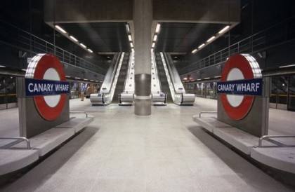 Getting around London 2012. Canary Wharf Station. Photo: londonist.com