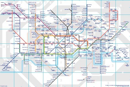 Getting around London 2012. London Tube Map.