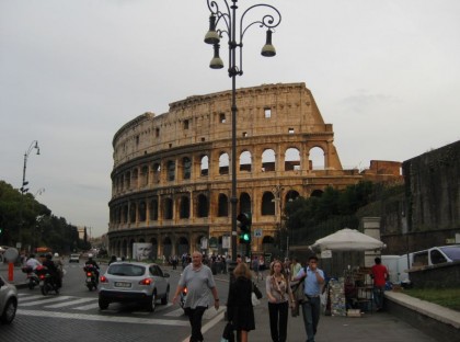 Sites in Rome. The Colosseum.