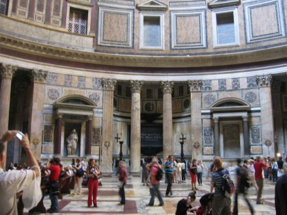Sites in Rome. The Pantheon.