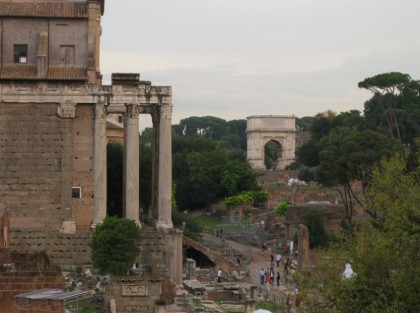 Sites in Rome. Roman Forum.