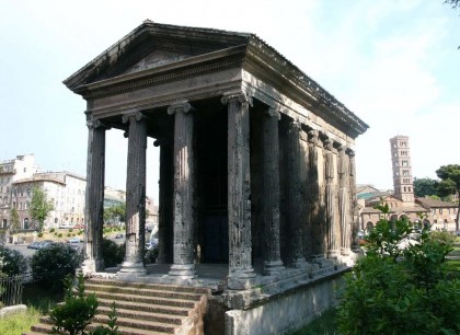 Sites in Rome. Temple of Portunus.