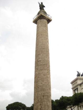 Sites in Rome. Trajan's Column.
