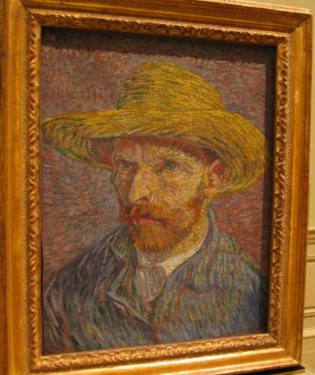 Tourist attraction. Van Gogh at the Metropolitan Museum of Art in New York.
