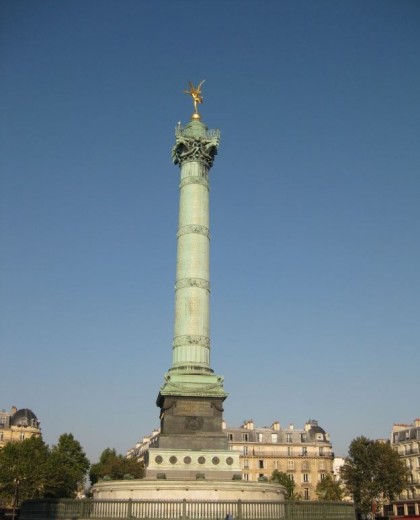 French Revolution in 1789. Place de la Bastille.