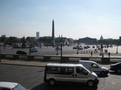 French Revolution in 1789. Place de la Concorde, Paris.