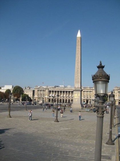 French Revolution in 1789. Place de la Concorde, Paris.