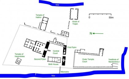 Egypt travel. Philae floorplan. Source: www.charlesmiller.co.uk. Please copy and paste the following link to go to the original floorplan. http://www.charlesmiller.co.uk/fla/images/templans/philpln.jpg