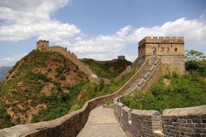 Great Wall of China near Jinshanling. Photo: Wikipedia, Jakub Hałun. http://en.wikipedia.org/wiki/File:20090529_Great_Wall_8125.jpg